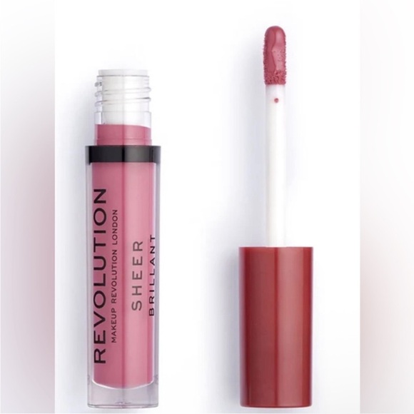 Makeup Revolution Beauty Sheer Brilliant Lipgloss in Sheer Dollhouse - Picture 2 of 10